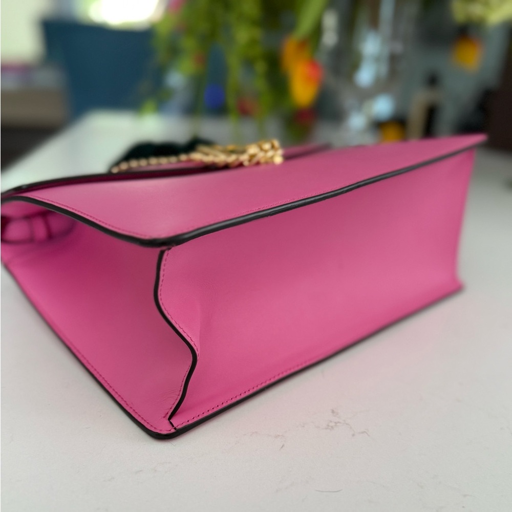 GUCCI Medium Sylvia Top Handle Bag in Pink ~ Excellent Condition w/cards - Picture 8 of 16